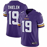 Nike Minnesota Vikings #19 Adam Thielen Purple Team Color NFL Vapor Untouchable Limited Jersey,baseball caps,new era cap wholesale,wholesale hats